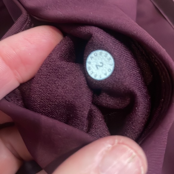 lululemon athletica size 2 wunder under leggings in dark adobe. EUC. - Picture 5 of 7